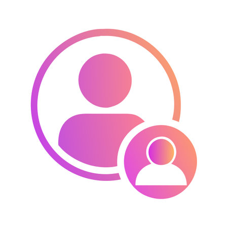 Flat style User Profile Icon vector illustration for User Interface documents websites and mobile applicationsのイラスト素材