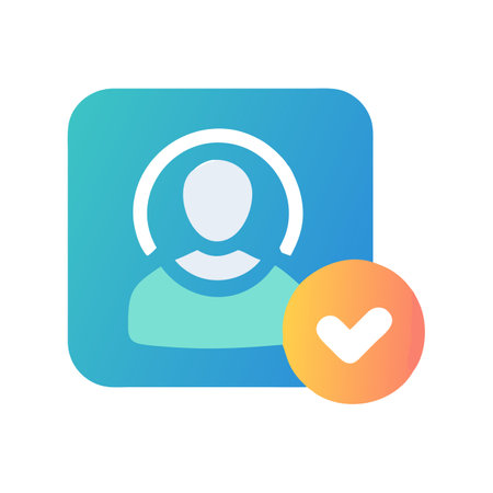 Flat style User Profile Icon vector illustration for User Interface documents websites and mobile applicationsのイラスト素材