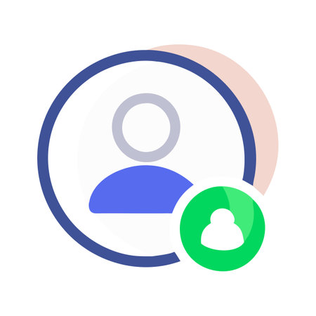 Flat style User Profile Icon vector illustration for User Interface documents websites and mobile applicationsのイラスト素材