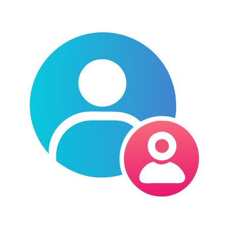 Flat style User Profile Icon vector illustration for User Interface documents websites and mobile applicationsのイラスト素材