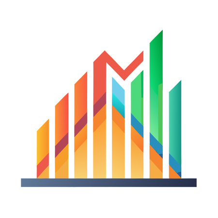 Flat style Graph Analytics Icon vector illustration for User Interface documents websites and mobile applicationsのイラスト素材