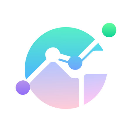 Flat style Graph Analytics Icon vector illustration for User Interface documents websites and mobile applicationsのイラスト素材