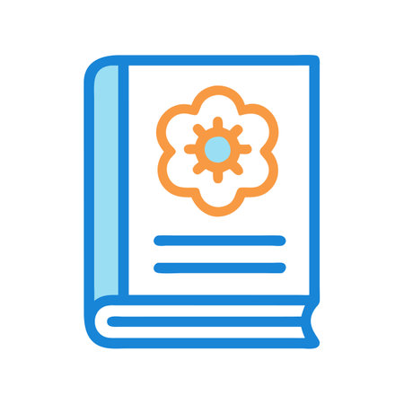 Flat style Book Icon vector illustration for User Interface documents websites and mobile applicationsのイラスト素材