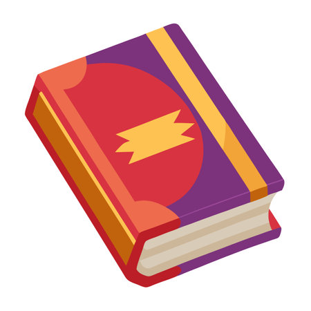 Flat style Book Icon vector illustration for User Interface documents websites and mobile applicationsのイラスト素材