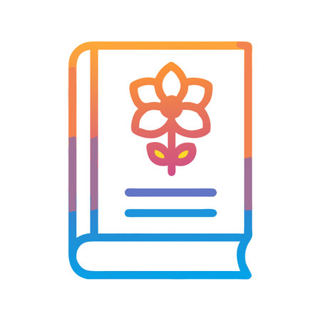 Flat style Book Icon vector illustration for User Interface documents websites and mobile applicationsのイラスト素材