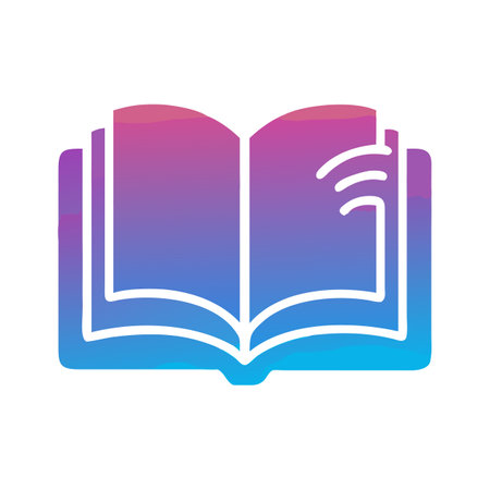 Flat style Book Icon vector illustration for User Interface documents websites and mobile applicationsのイラスト素材