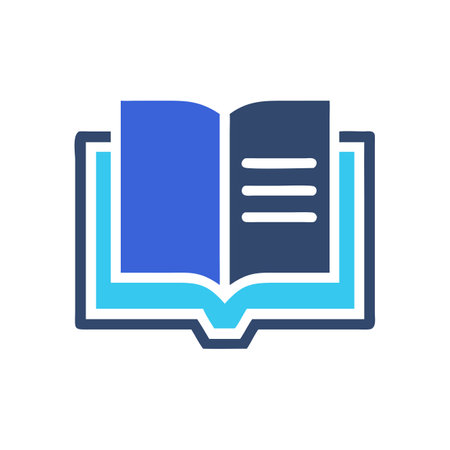 Flat style Book Icon vector illustration for User Interface documents websites and mobile applicationsのイラスト素材