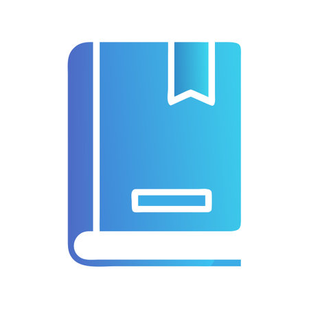 Flat style Book Icon vector illustration for User Interface documents websites and mobile applicationsのイラスト素材