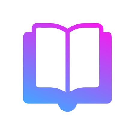 Flat style Book Icon vector illustration for User Interface documents websites and mobile applicationsのイラスト素材