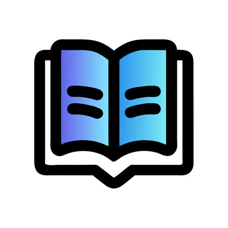 Flat style Book Icon vector illustration for User Interface documents websites and mobile applicationsのイラスト素材