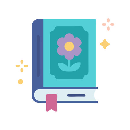 Flat style Book Icon vector illustration for User Interface documents websites and mobile applicationsのイラスト素材