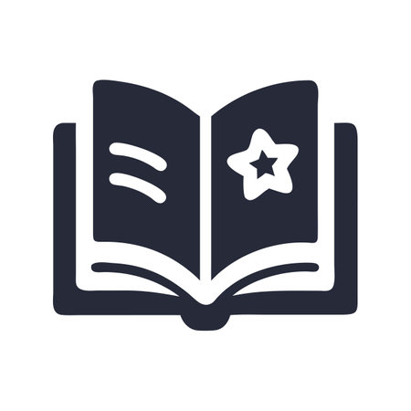 Flat style Book Icon vector illustration for User Interface documents websites and mobile applicationsのイラスト素材