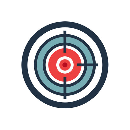 Target Illustration, Goal Focus, Aiming Accuracy, Achievement, Precision, Focus, Objectiveのイラスト素材