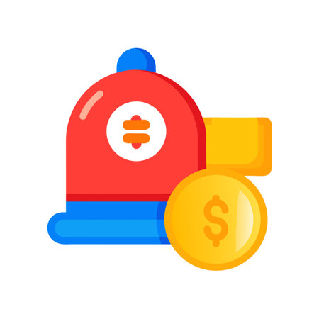 Payment reminder notification for online transactions with a dollar coin icon in focusのイラスト素材