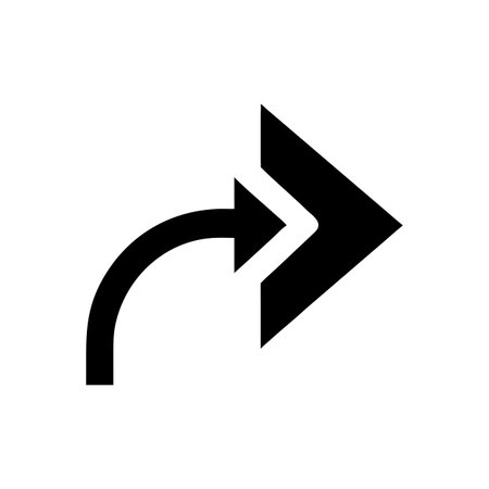 Flat style Direction Arrow Icon vector illustration for User Interface documents websites and mobile applicationsのイラスト素材