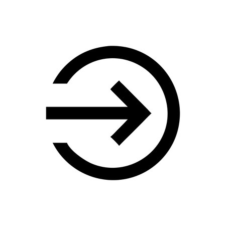 Flat style Direction Arrow Icon vector illustration for User Interface documents websites and mobile applicationsのイラスト素材