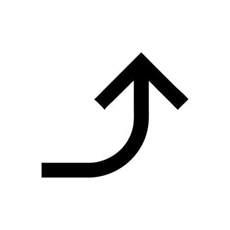 Flat style Direction Arrow Icon vector illustration for User Interface documents websites and mobile applicationsのイラスト素材