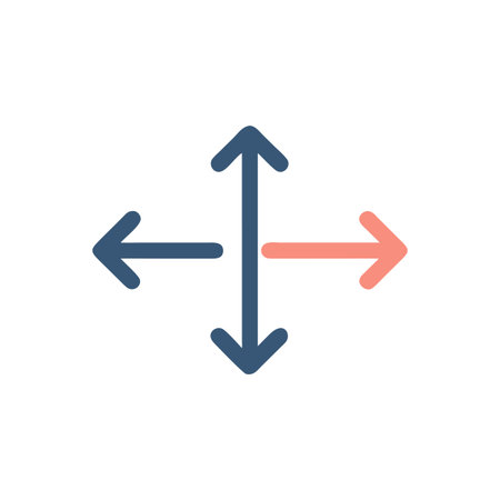 Flat style Direction Arrow Icon vector illustration for User Interface documents websites and mobile applicationsのイラスト素材