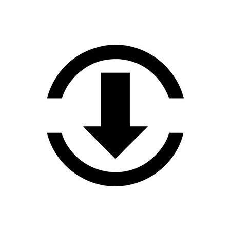 Flat style Direction Arrow Icon vector illustration for User Interface documents websites and mobile applicationsのイラスト素材