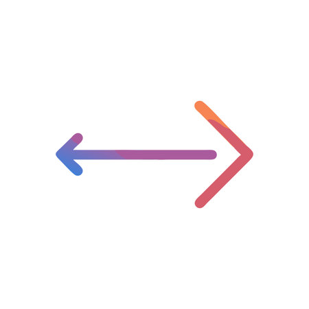 Flat style Direction Arrow Icon vector illustration for User Interface documents websites and mobile applicationsのイラスト素材