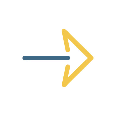 Flat style Direction Arrow Icon vector illustration for User Interface documents websites and mobile applicationsのイラスト素材
