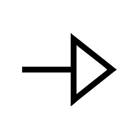 Flat style Direction Arrow Icon vector illustration for User Interface documents websites and mobile applicationsのイラスト素材