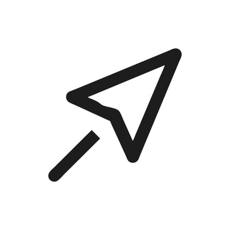 Flat style Direction Arrow Icon vector illustration for User Interface documents websites and mobile applicationsのイラスト素材