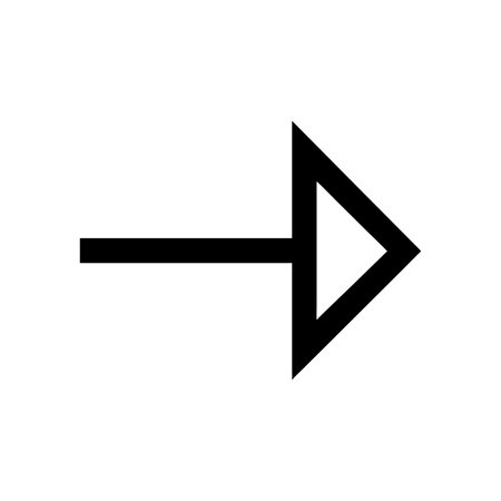 Flat style Direction Arrow Icon vector illustration for User Interface documents websites and mobile applicationsのイラスト素材