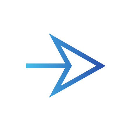 Flat style Direction Arrow Icon vector illustration for User Interface documents websites and mobile applicationsのイラスト素材