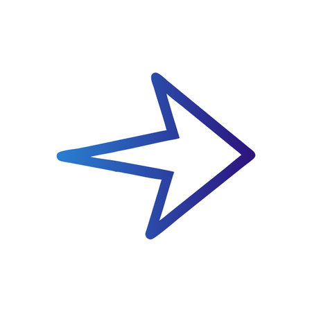 Flat style Direction Arrow Icon vector illustration for User Interface documents websites and mobile...
