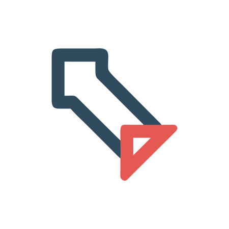 Flat style Direction Arrow Icon vector illustration for User Interface documents websites and mobile applicationsのイラスト素材