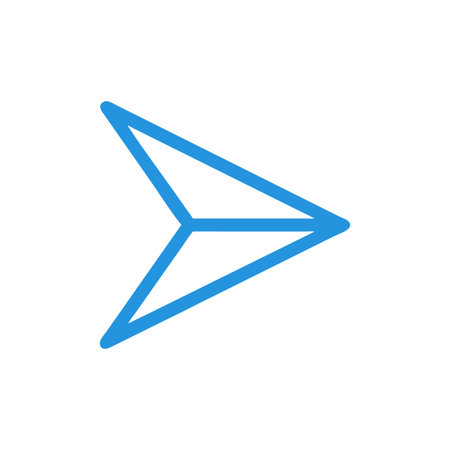 Flat style Direction Arrow Icon vector illustration for User Interface documents websites and mobile applicationsのイラスト素材