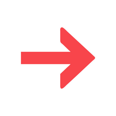 Flat style Direction Arrow Icon vector illustration for User Interface documents websites and mobile applicationsのイラスト素材