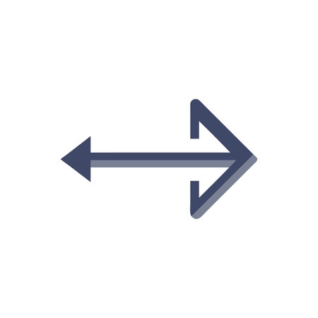 Flat style Direction Arrow Icon vector illustration for User Interface documents websites and mobile applicationsのイラスト素材