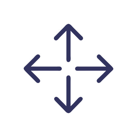Flat style Direction Arrow Icon vector illustration for User Interface documents websites and mobile applicationsのイラスト素材