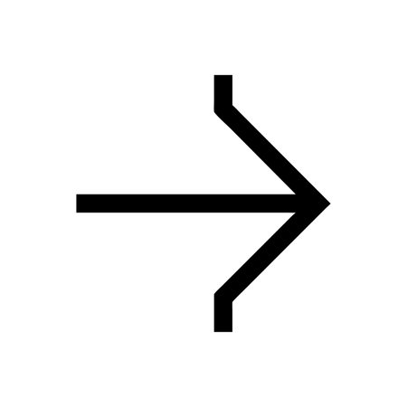 Flat style Direction Arrow Icon vector illustration for User Interface documents websites and mobile applicationsのイラスト素材