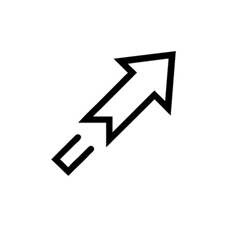 Flat style Direction Arrow Icon vector illustration for User Interface documents websites and mobile applicationsのイラスト素材
