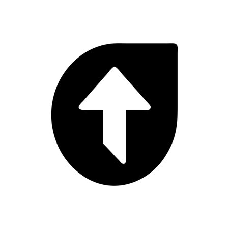 Flat style Direction Arrow Icon vector illustration for User Interface documents websites and mobile applicationsのイラスト素材
