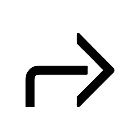 Flat style Direction Arrow Icon vector illustration for User Interface documents websites and mobile applicationsのイラスト素材