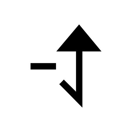 Flat style Direction Arrow Icon vector illustration for User Interface documents websites and mobile applicationsのイラスト素材