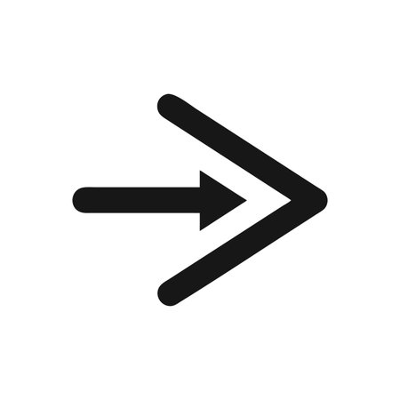Flat style Direction Arrow Icon vector illustration for User Interface documents websites and mobile applicationsのイラスト素材