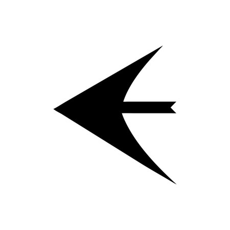 Flat style Direction Arrow Icon vector illustration for User Interface documents websites and mobile applicationsのイラスト素材