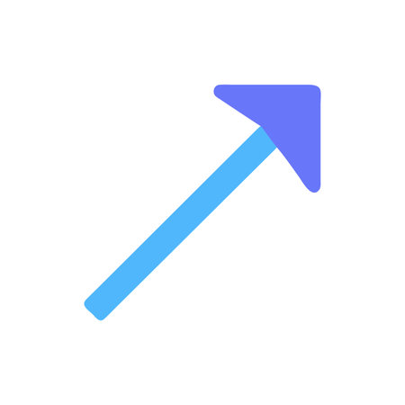 Flat style Direction Arrow Icon vector illustration for User Interface documents websites and mobile applicationsのイラスト素材