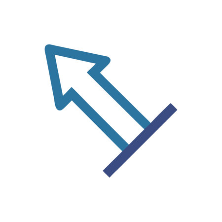 Flat style Direction Arrow Icon vector illustration for User Interface documents websites and mobile applicationsのイラスト素材