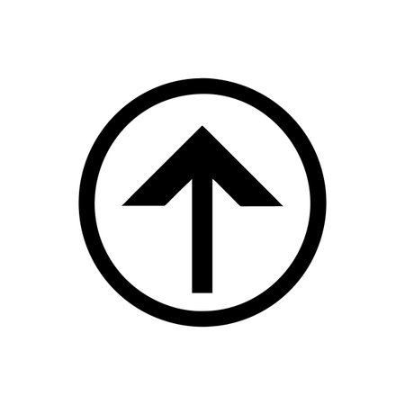 Flat style Direction Arrow Icon vector illustration for User Interface documents websites and mobile applicationsのイラスト素材