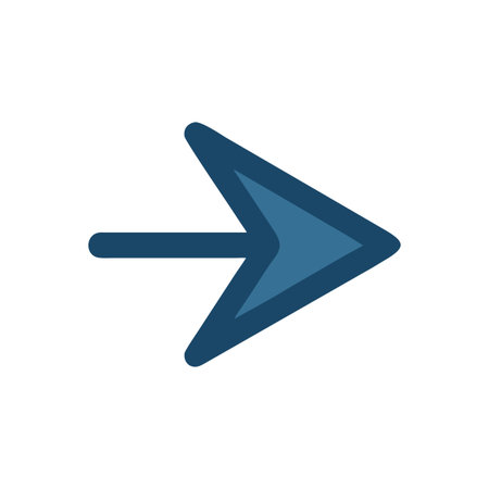 Flat style Direction Arrow Icon vector illustration for User Interface documents websites and mobile applicationsのイラスト素材