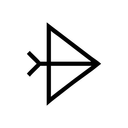 Flat style Direction Arrow Icon vector illustration for User Interface documents websites and mobile applicationsのイラスト素材