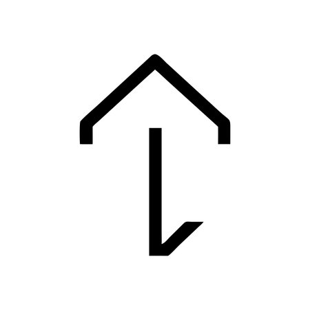 Flat style Direction Arrow Icon vector illustration for User Interface documents websites and mobile applicationsのイラスト素材