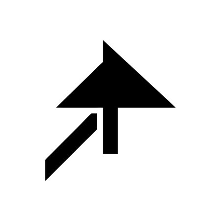 Flat style Direction Arrow Icon vector illustration for User Interface documents websites and mobile applicationsのイラスト素材