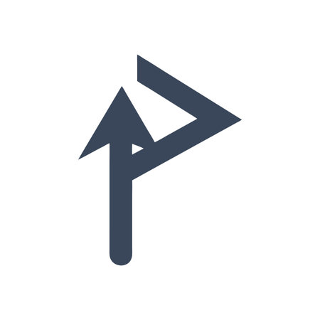 Flat style Direction Arrow Icon vector illustration for User Interface documents websites and mobile applicationsのイラスト素材